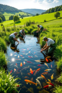 آوسبیلدونگ پرورش دهنده ماهی در آلمان